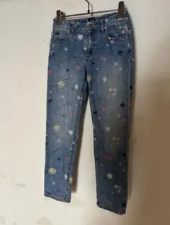 GAP 総柄プリント　デニムパンツ