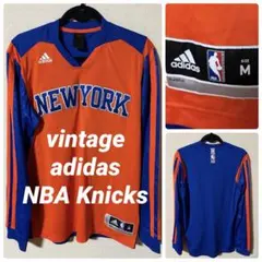 ビンテージ NBA adidas メンズM シューティングジャージ ニックス