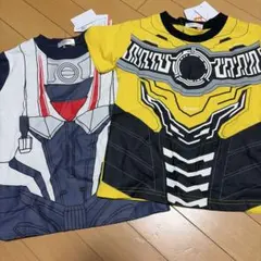 BANDAI APPAREL ギャバンインフィニティなりきりTシャツ 2枚110