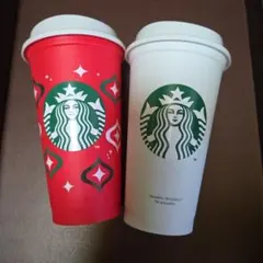 2023年 スターバックスクリスマス リユーザブルカップ　白
