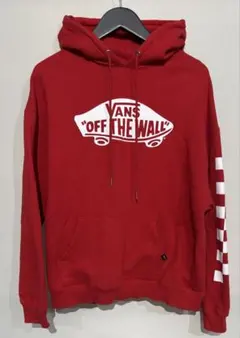 ☆VANS☆ プルオーバーパーカー レッド M
