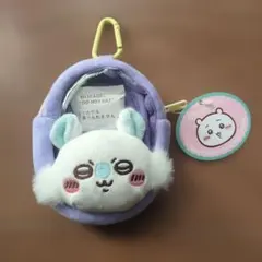 新品未使用 タグ付き ちいかわ 窓付きおかおミニポーチ モモンガ