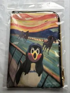 新品＆未開封 つば九郎 芸術の秋L字型チャックポーチ - メルカリ