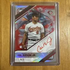 CAL RIPKEN JR. red ink auto /5