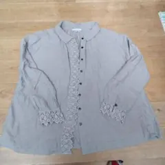 Samansa Mos2 長袖シャツ Fサイズ