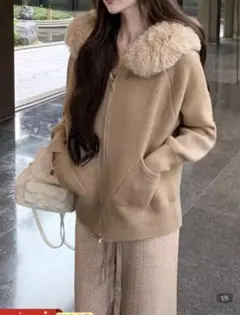 ニット パーカー