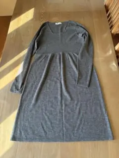 【未使用】カシミヤ100%ニットワンピース　秋冬