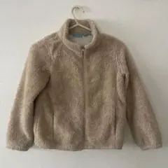 UNIQLO モコモコジャケット 140 ベージュ