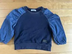 Otonato 100cm ネイビー パフスリーブ トレーナー