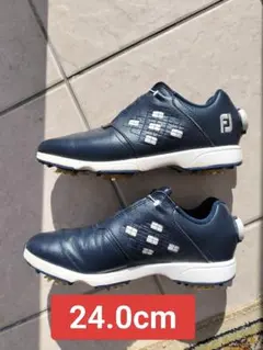 FootJoy ゴルフシューズ 女性用 ネイビー BOA　24.0cm