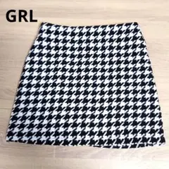 GRL ハウンドトゥースパターン タイトスカート 千鳥格子 Ｍサイズ