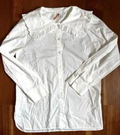 ジャーナルスタンダードrelume ホワイトコットンフリルシャツ 長袖