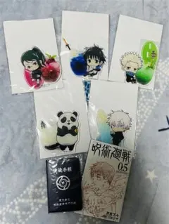 呪術廻戦0 ちびキャラドリンクアクリルスタンド 乙骨 真希 狗巻 パンダ 五条