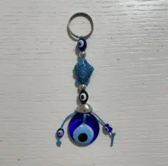 ナザールボンジュウ キーホルダー 魚モチーフ