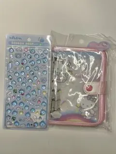 ボンボンドロップシールしずくミニ+ハローキティシールバインダー