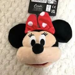 Disney ミニーマウス フェイス ぬいぐるみ キーチェーン