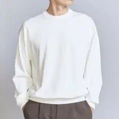 HI-LINE 3/90 ギザコットン クルーネック ニット