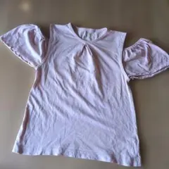 ikka イッカ ピンク Tシャツ 肩出し 半袖のサムネイル
