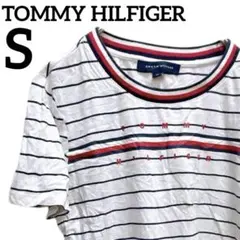 希少✨️TOMMY HILFIGER【S】トミーヒルフィガー ボーダーTシャツ