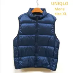 UNIQLO/ユニクロ　メンズ　ウルトラライトダウンベスト　ネイビー　XLサイズ