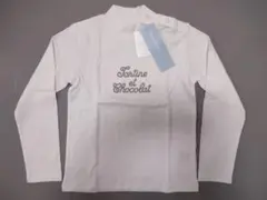 新品タグ付き タルティーヌエショコラ 130 長袖カットソー 白色