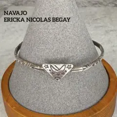 NAVAJO エリッカニコラスビゲイ ナバホ スタンプワークバングルのサムネイル