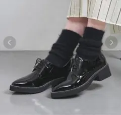 【新品】UNITED ARROWS ポインテッドビジューオックスフォードシューズ