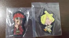 ワンピース 一番くじ ラバーマスコット　キッド　サンジ