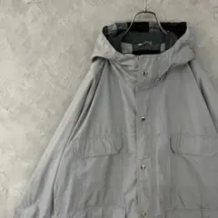 ヴィンテージ　ジャケット　フルジップ　無地　裏地チェック柄　ドロスト　LO7