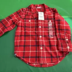 GAP チェック柄 長袖シャツ 3歳用　100センチ