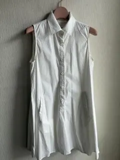 SLY STANDARD ホワイト ノースリーブシャツ