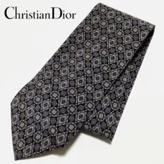 Christian Dior/クリスチャンディオール 総柄 シルクネクタイ