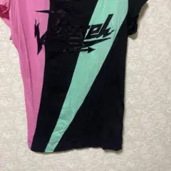DIESEL半袖Tシャツ配色切り替え y2kヴィンテージ古着