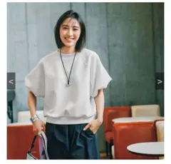 ALEGRE ボリュームスリーブ　スウェットTシャツ