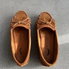 モカシン　茶　レディース