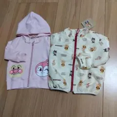 アンパンマン 防風ジャケットとパーカーセット 80cm
