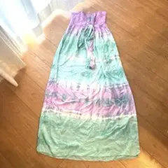 ハワイ購入　ワンピースドレス　フリーサイズ