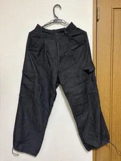 ブラック カーゴパンツ Fサイズ