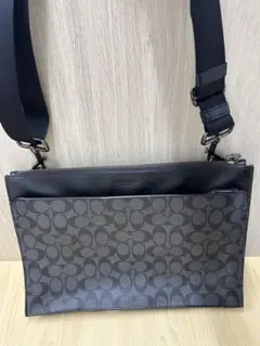 COACH シグネチャー ショルダーバッグ ブラック