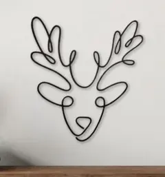 トナカイ　ゆるかわ　ウォールアート