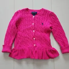 ラルフローレンカーディガンピンク