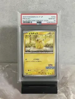 PSA10 ピカチュウ イラストコンテスト 2024 プロモのサムネイル