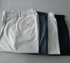 UNIQLO タックワイドパンツ レディース 4本セット