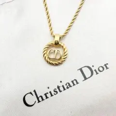 3033-2 極美品✨　Dior　ネックレス　CD ロゴ　希少　刻印　cm