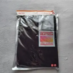 ユニクロ UNIQLO ヒートテック Uネック 八分袖　XL ブラック