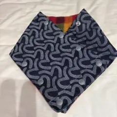 新品未使用◾️エヴィスEVISU総柄ネックウォーマー