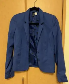 H&M テーラードジャケット ブルー EUR36 S相当