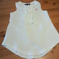 7 Ralph Lauren ラルフローレンノースリーブ 130 ホワイト
