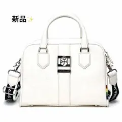 新品】カステルバジャック ショルダーバッグ 白 - メルカリ