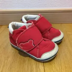 13.5cm mikihouse赤色靴 スニーカー　こども靴